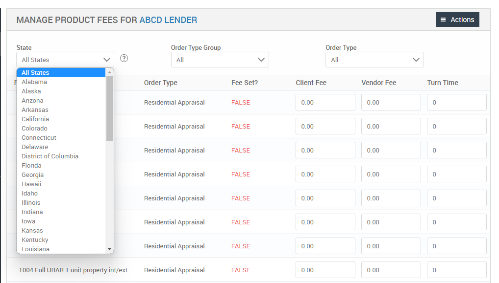 How To Manage Clients Fee Tables ValueLink Software