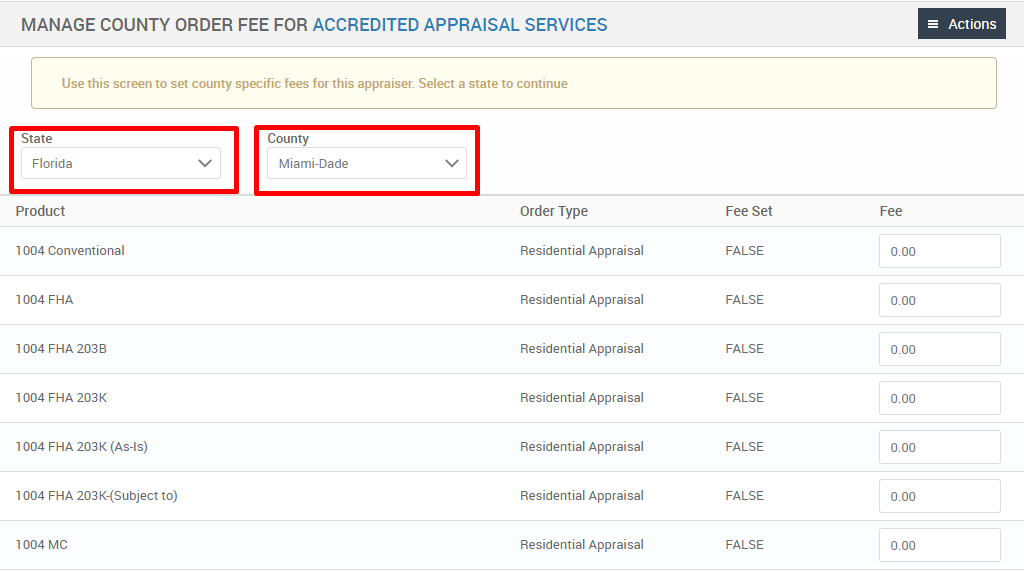 How To Manage AMCs Fee Tables ValueLink Software