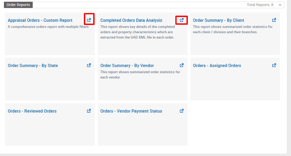 How To Generate An Appraisal Order Report ValueLink Software